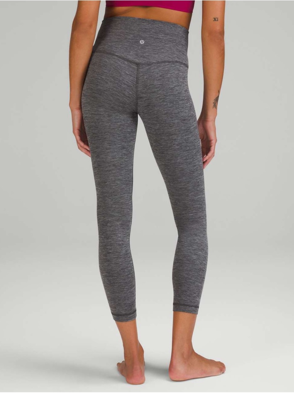 EUC Lululemon Align leggings grey heather size 6